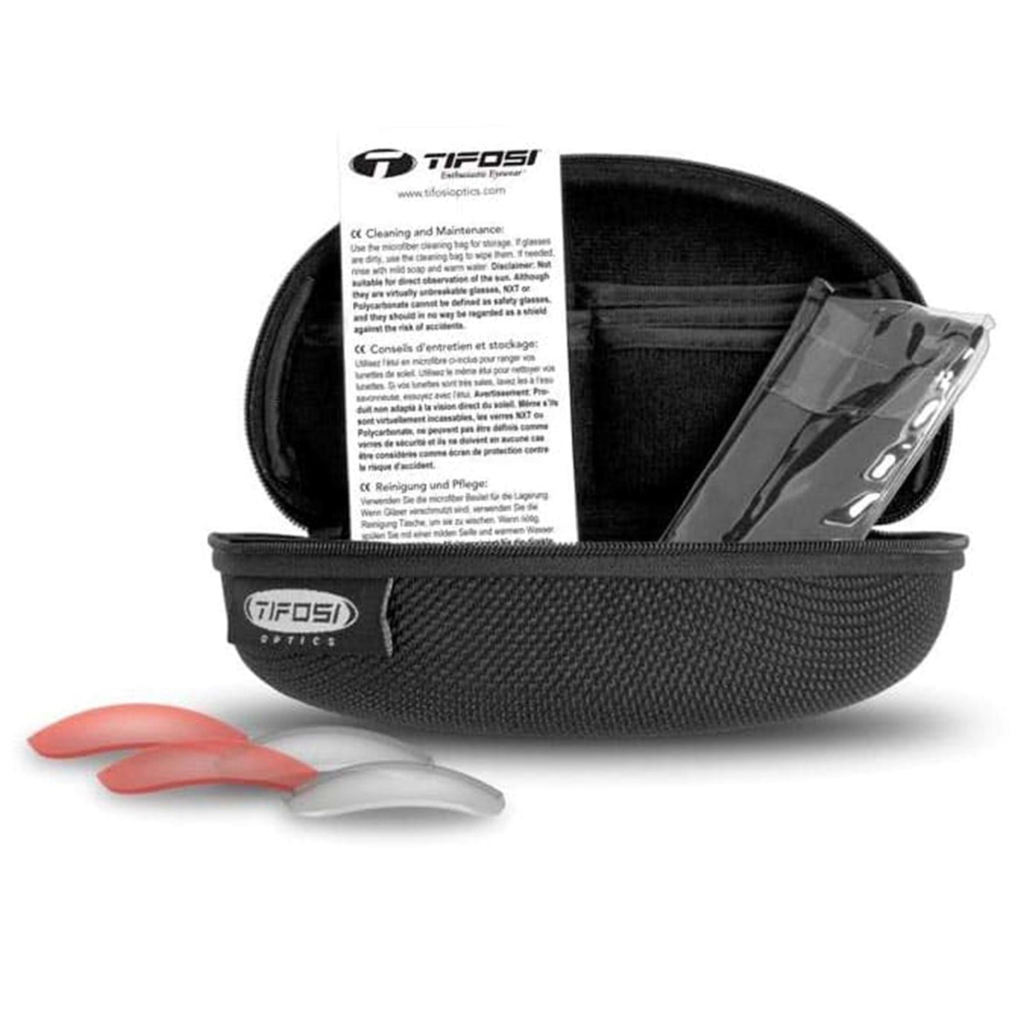 Tifosi Kilo interchangeable Clarion lens sunglasses crystal smoke/clarion yellow/ac Red/clr