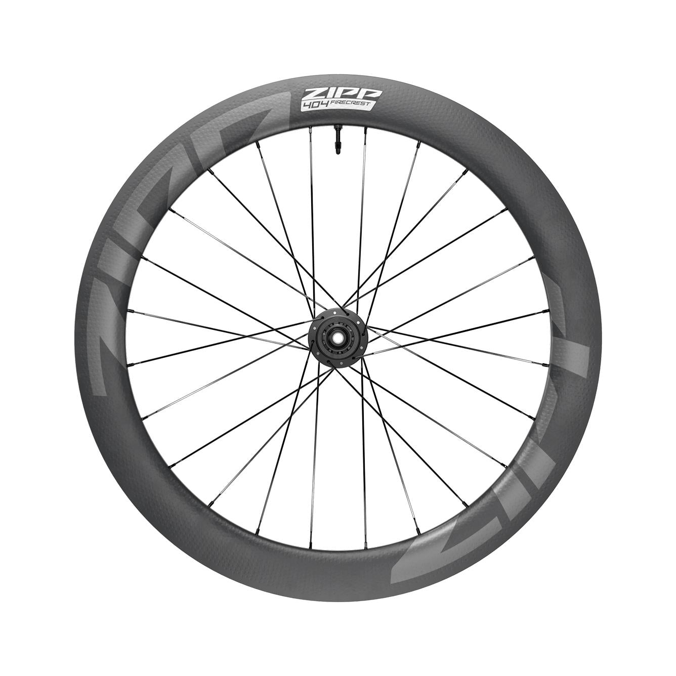 ZIPP WHEEL - 404 FIRECREST CARBON TUBELESS DISC BRAKE CENTER LOCKING 700C REAR 24SPOKES SR 10/11SP or XDR 12X142MM STANDARD GRAPHIC B1: