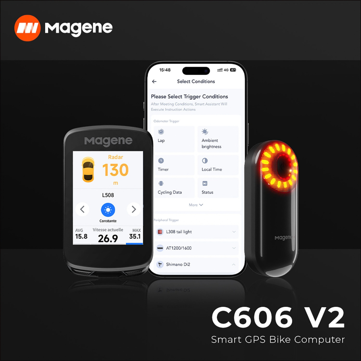 C606 V2 Smart GPS Bike Computer