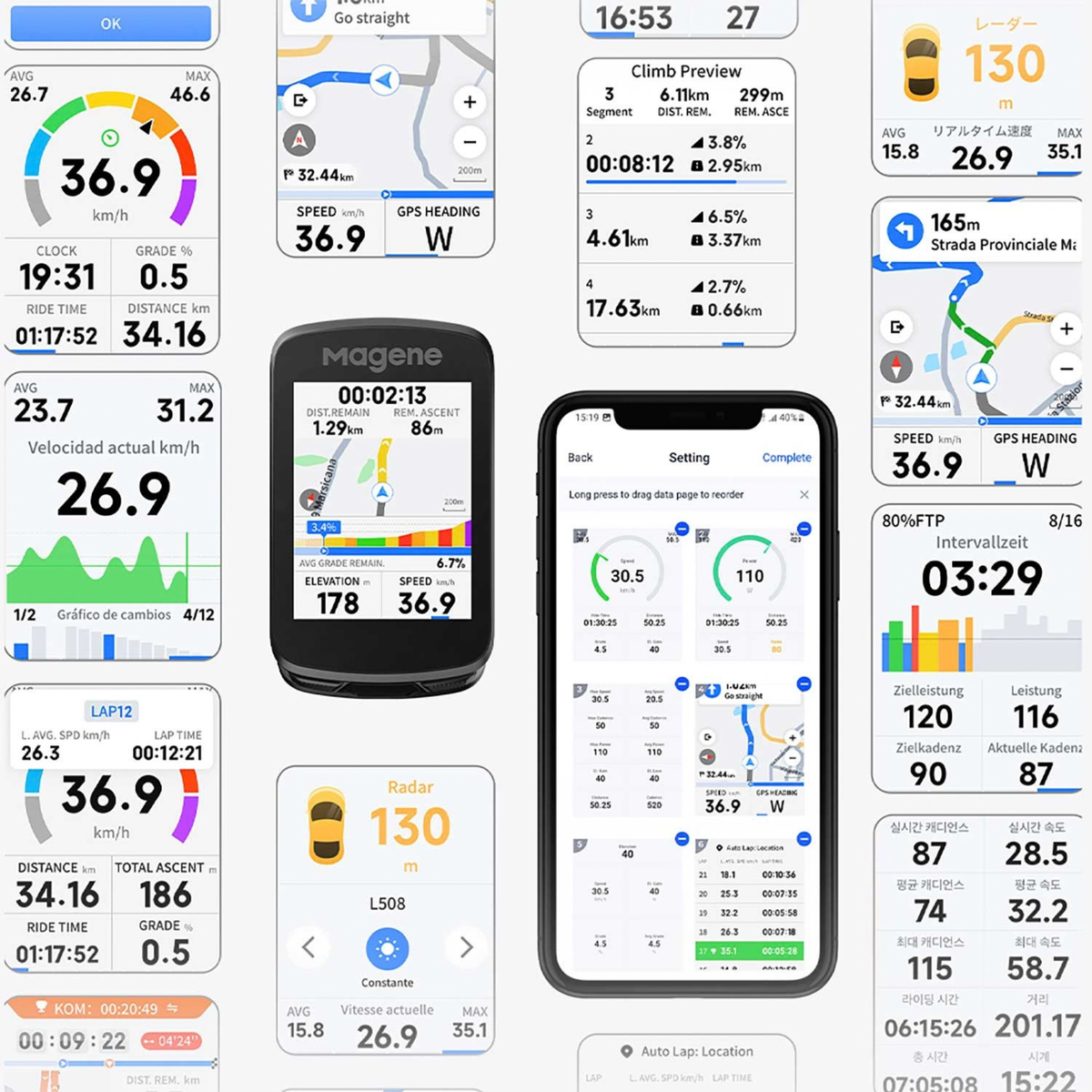 C606 V2 Smart GPS Bike Computer