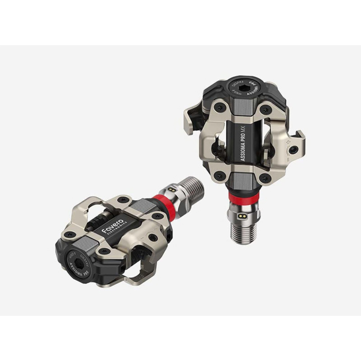 ASSIOMA PRO MX-2 Power meter for MTB and gravel with power sensor on both sides. The best choice to take full advantage of the real dual-sided measurement.