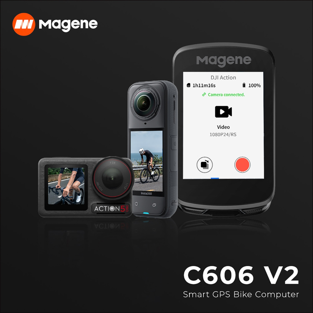 C606 V2 Smart GPS Bike Computer