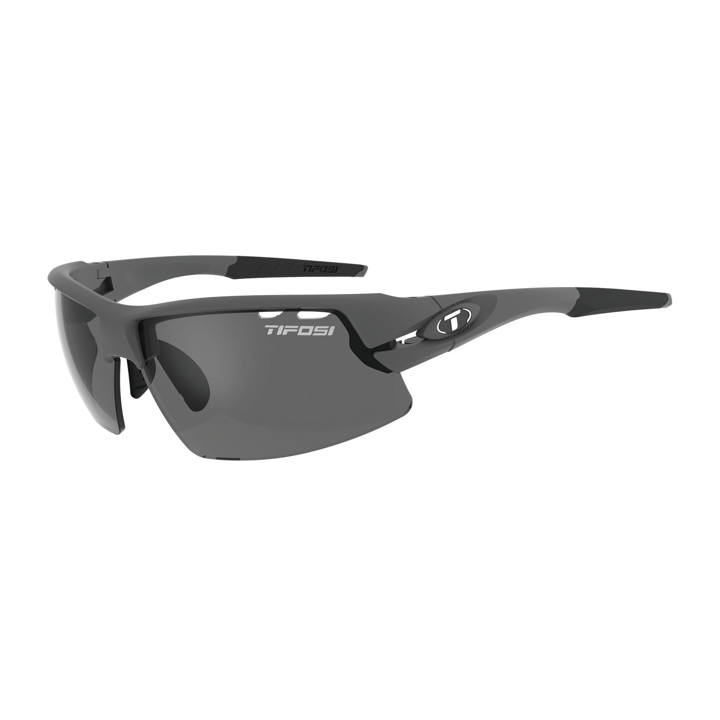 Tifosi Crit Matte Gunmetal polarised Fototec Photochromatic Smoke lens Sunglasses